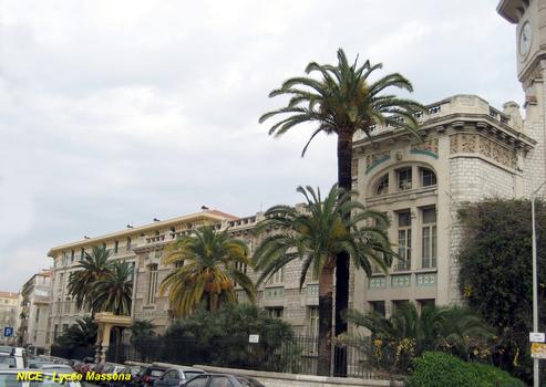 NICE (06, Alpes-Maritimes) - Lycée Masséna, façade sur la rue du Lycée