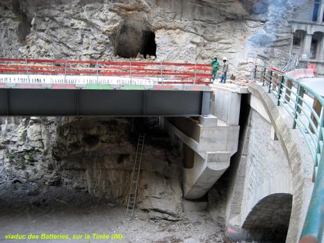 UTELLE & TOURNEFORT (06, Alpes-Maritimes) – « Viaduc des Batteries », pile P5-culée amont