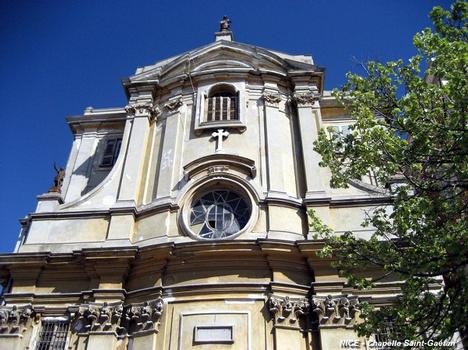 NICE (06, Alpes-Maritimes) – Cours Saleya, façade de l'église Saint-Gaétan, chapelle de la Miséricorde (1740-1786)
