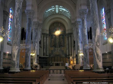 ANNECY (74000, Haute-Savoie) – Basilique de la Visitation, achevée en 1930, consacrée en 1949