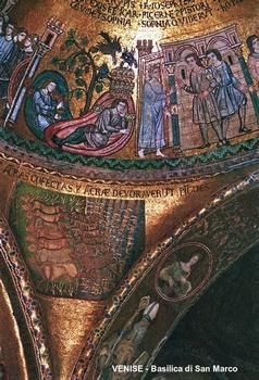 VENISE – Basilique Saint-Marc, détails des mosaïques sur pendentif, d'époque Renaissance (XVIe)