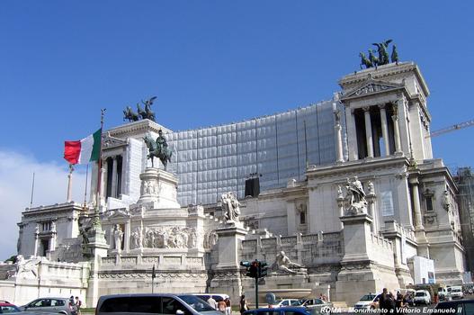ROME – Monument à Victor Emmanuel II, en travaux de restauration
