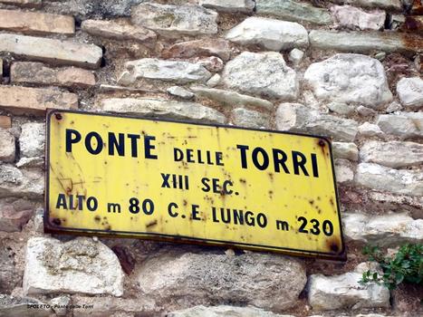 SPOLETE (Ombrie, Pérouse) – PONTE delle TORRI, pont-aqueduc du 14e siècle