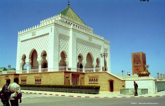 RABAT – Mausolée du roi Mohammed V, construit sur l'esplanade de la mosquée Hassan