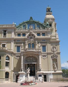 Monaco, Monte-Carlo - Opéra-Salle Garnier, façade principale
