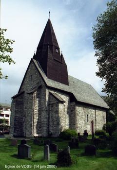 VOSS (Hordaland) - L'église du 13e siècle