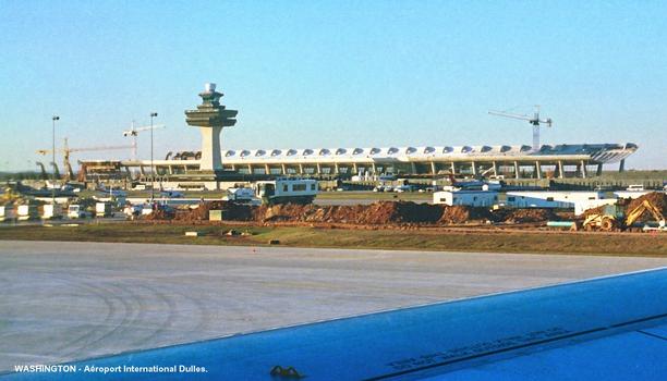 WASHINGTON (DC) – Aéroport International Dulles,chantier d'agrandissement de l'aérogare