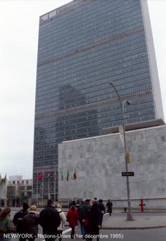 NEW-YORK - Siège des Nations-Unies,le «Secrétariat building»