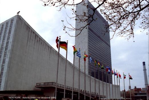 Sitz der Vereinten Nationen: Halle der Generalversammlung und Sekretariatsgebäude