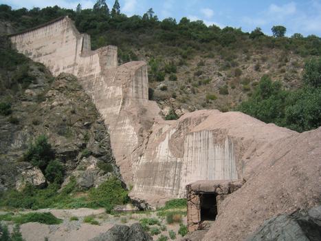 Remains of the Malpasset Dam