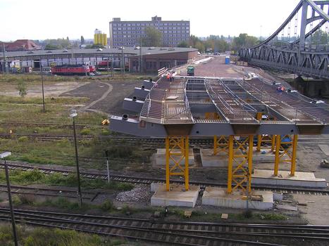 Berliner Brücke, Halle/SaaleAnsicht auf den Überbau