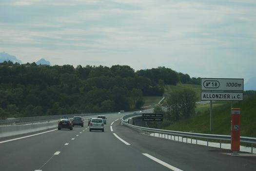 A 41 / section Genève-Annecy / Sens: Du nord vers le sud