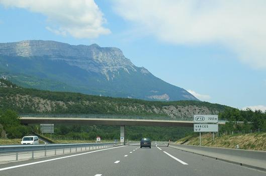 A 51 / Section Col du Fau - Grenoble / Sens sud vers nord