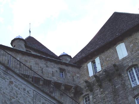 Le chateau d'Aubenas, au centre ville