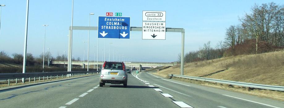 Autoroute A 35 à Sausheim