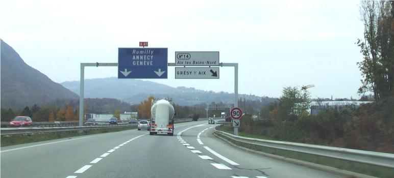 Autoroute A 41 en Savoie