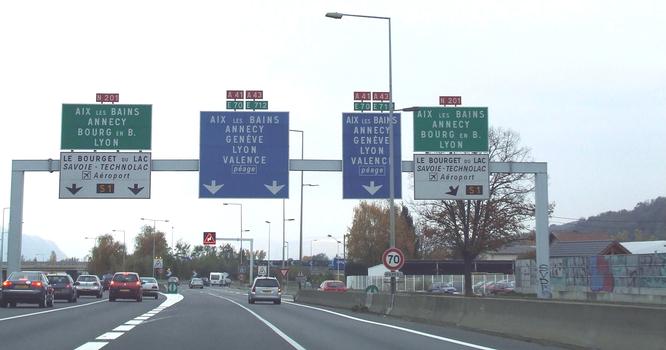 Autoroute A 43 bei Chambéry