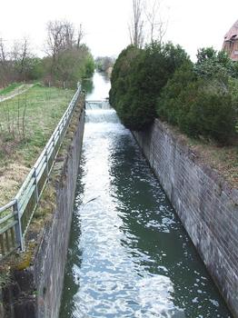 Embranchement dit de Neuf-Brisach du Canal du Rhône au Rhin à Munchhouse-Nord.(68/Haut-Rhin/Alsace)