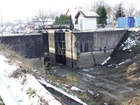 Rhone-Rhine Canal - Lock 39 at Mulhouse-Hasenrain