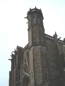Basilique St Nazaire dans la cité médiévale de Carcassonne