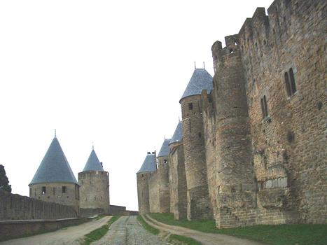 Mur d'enceinte de la cité médiévale de Carcassonne