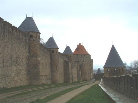 Mur d'enceinte de la cité médiévale de Carcassonne