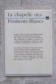 Carpentras: Chapelle des Pénitents Blancs
