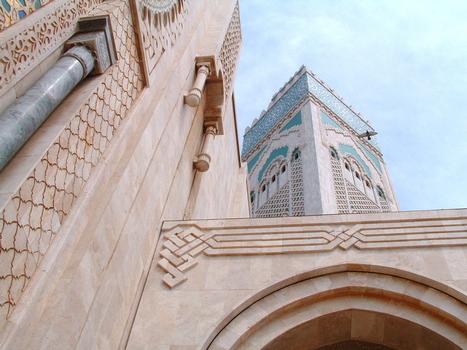 Mosquée Hassan II à Casablanca au Maroc