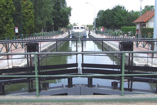 Loire-Seitenkanal - Schleuse Nr. 1 in Digoin