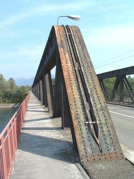 Brücke über den Grand Canal d'Alsace at Chalampé