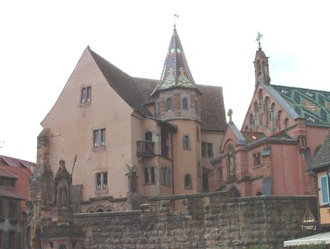 Château des Comtes d'Eguisheim et sa chapelle. Lieu de naissance du pape Léon IX