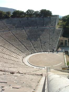 Le Théâtre d'Epidaure. (Argolide, Péloponnèse, Grèce)