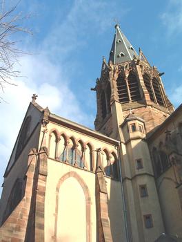 Clocher de l'Eglise Sainte Geneviève de Mulhouse
