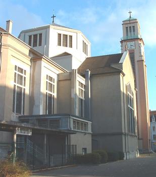 Eglise Sainte Jeanne d'Arc de Mulhouse construite entre 1933 et 1934