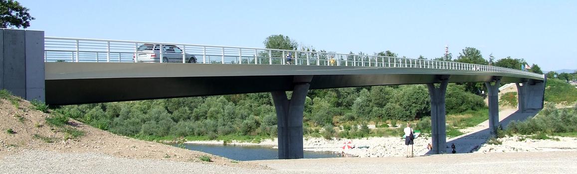 Erich-Dilger-Brücke über den Rhein bei Fessenheim