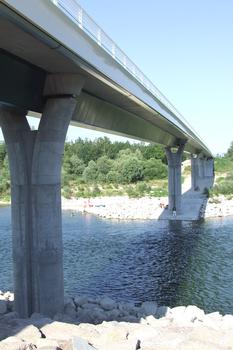 Erich-Dilger-Brücke über den Rhein bei Fessenheim