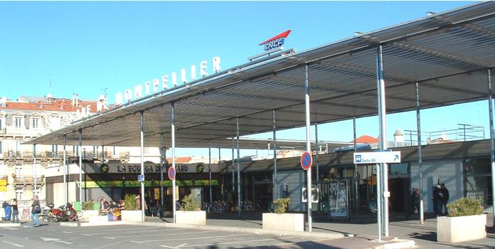 Gare de Montpellier (Hérault - 34 - Languedoc-Roussillon - France)