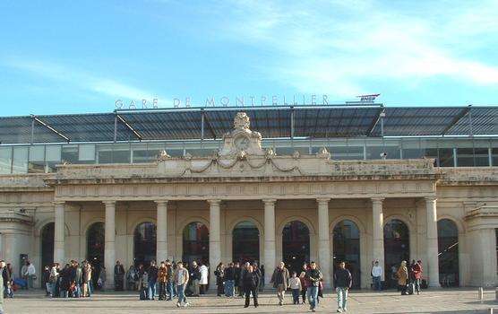 Gare de Montpellier (Hérault - 34 - Languedoc-Roussillon - France)
