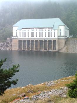 Usine hydroélectrique du Lac Noir dans le massif Vosgien (Département du Haut-Rhin)