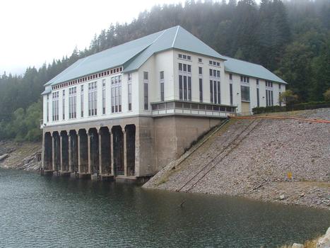 Usine hydroélectrique du Lac Noir dans le massif Vosgien (Département du Haut-Rhin)