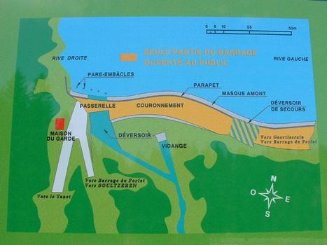 Retenue-barrage du Lac Vert dans les Vosges. (Département du Haut-Rhin - Alsace) : Retenue-barrage du Lac Vert dans les Vosges. (Département du Haut-Rhin - Alsace)