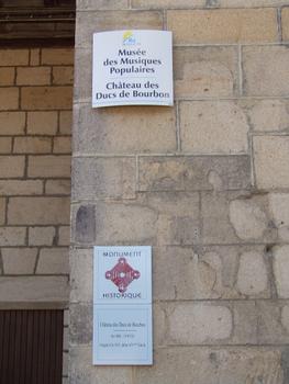 Le château des Ducs de Bourbon à Montluçon