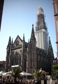 Temple protestant St Etienne de Mulhouse en travaux (mai 2009)