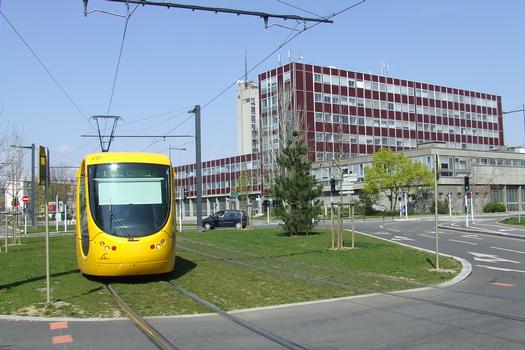 Mulhouse: TramTrain, ligne Nord-Sud, section Boulevard de la Marseillaise