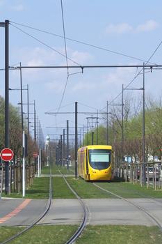 Mulhouse: TramTrain, ligne Nord-Sud, section Boulevard de la Marseillaise