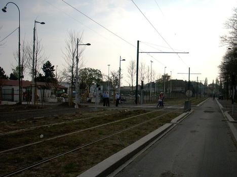 Mulhouse: Extension de la ligne nord-sud du Tram-train. Travaux dans le quartier de Bourtzwiller