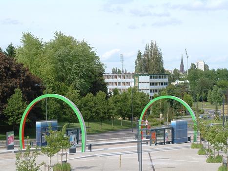 TramTrain, Mülhausen: Ost-West-Line - Haltestelle Université