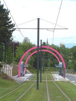 TramTrain, Mülhausen: Ost-West-Line - Haltestelle Illberg