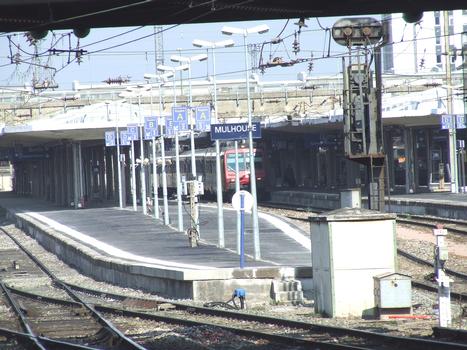 Mulhouse: Quais de la gare SNCF