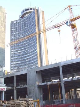 Mulhouse: Rénovation de la Porte Jeune (construction d'un complexe commercial). Situation des travaux au 13.01.2008
